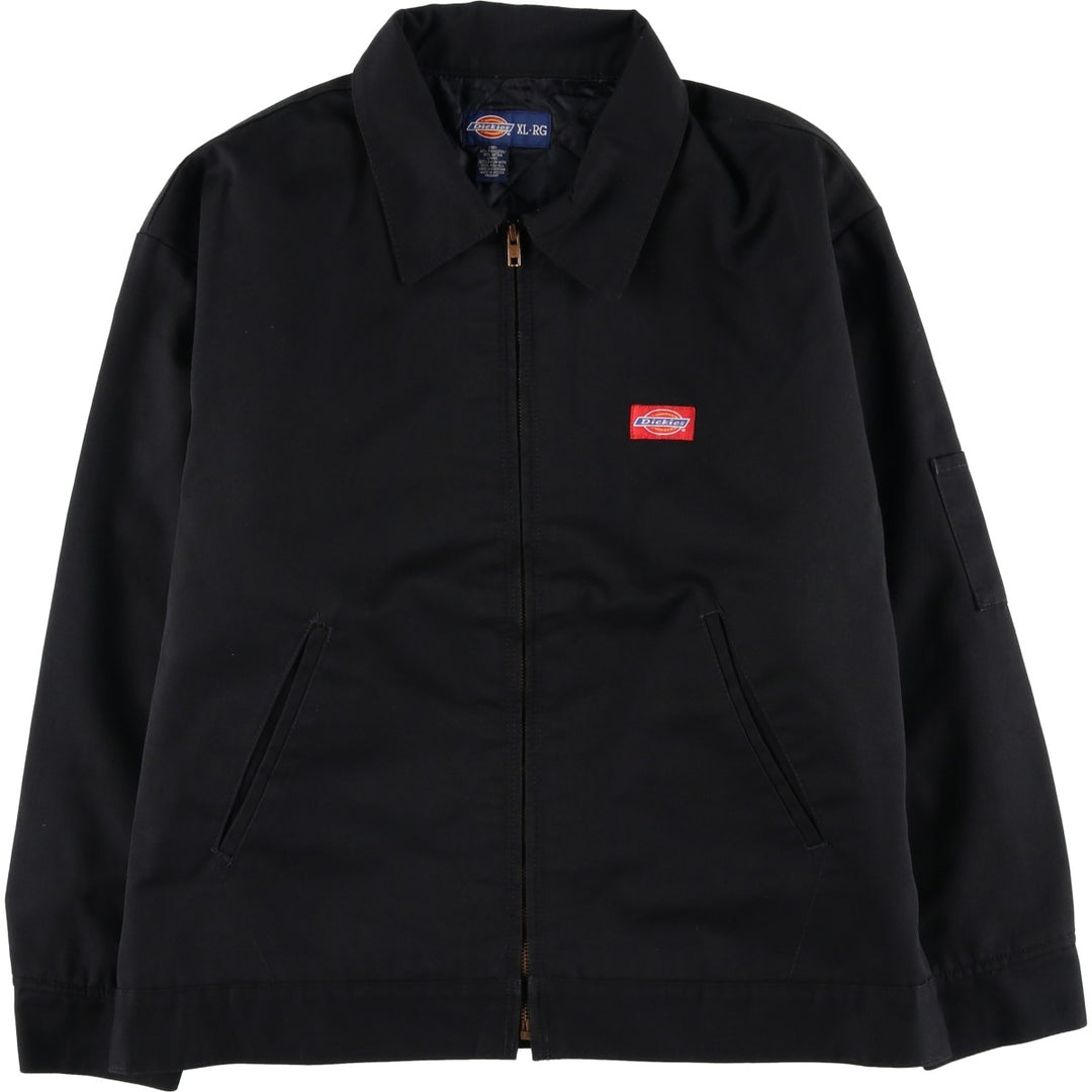Dickies padded work jacket, men's size XL polyester black type Vintage Second Hand