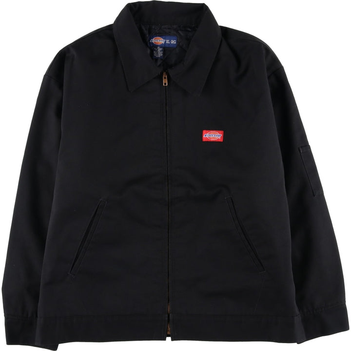Dickies padded work jacket, men's size XL polyester black type Vintage Second Hand
