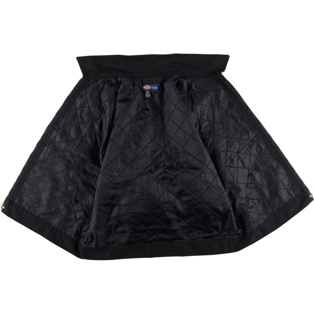 Dickies padded work jacket, men's size XL polyester black type Vintage Second Hand