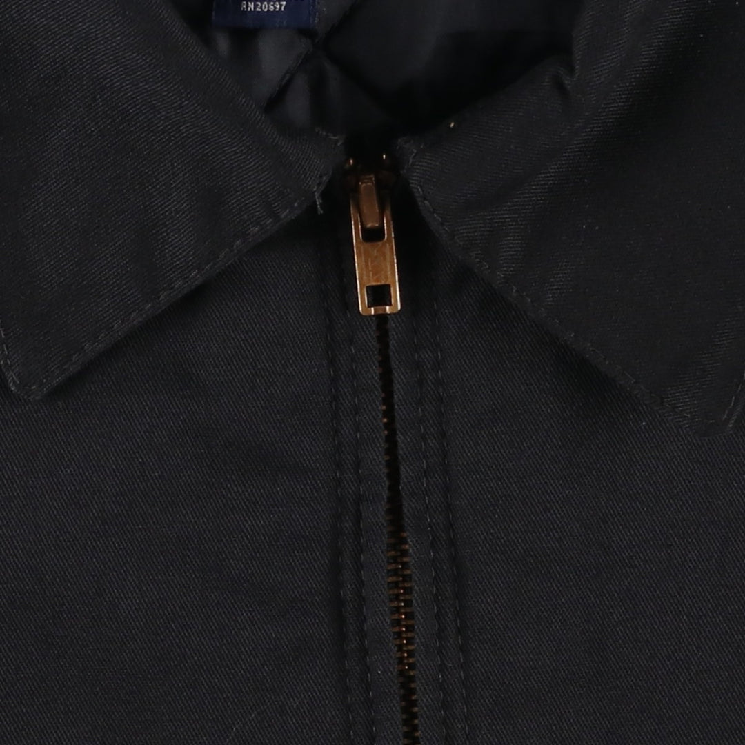 Dickies padded work jacket, men's size XL polyester black type Vintage Second Hand