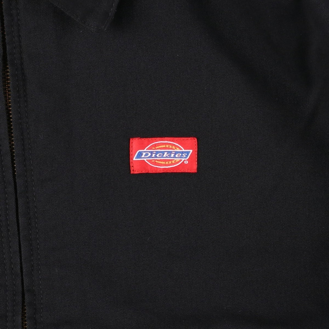 Dickies padded work jacket, men's size XL polyester black type Vintage Second Hand