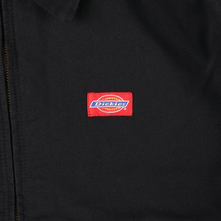 Dickies padded work jacket, men's size XL polyester black type Vintage Second Hand