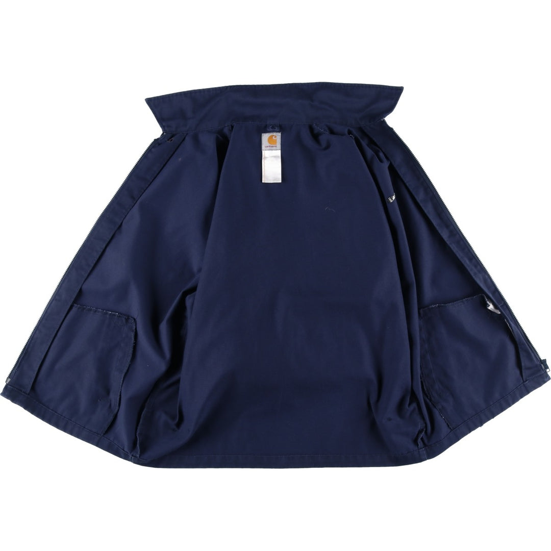 Carhartt Work Jacket, Men's XL polyester navy blue type Vintage Second Hand