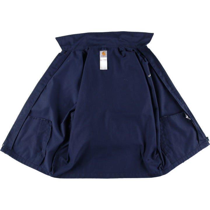 Carhartt Work Jacket, Men's XL polyester navy blue type Vintage Second Hand