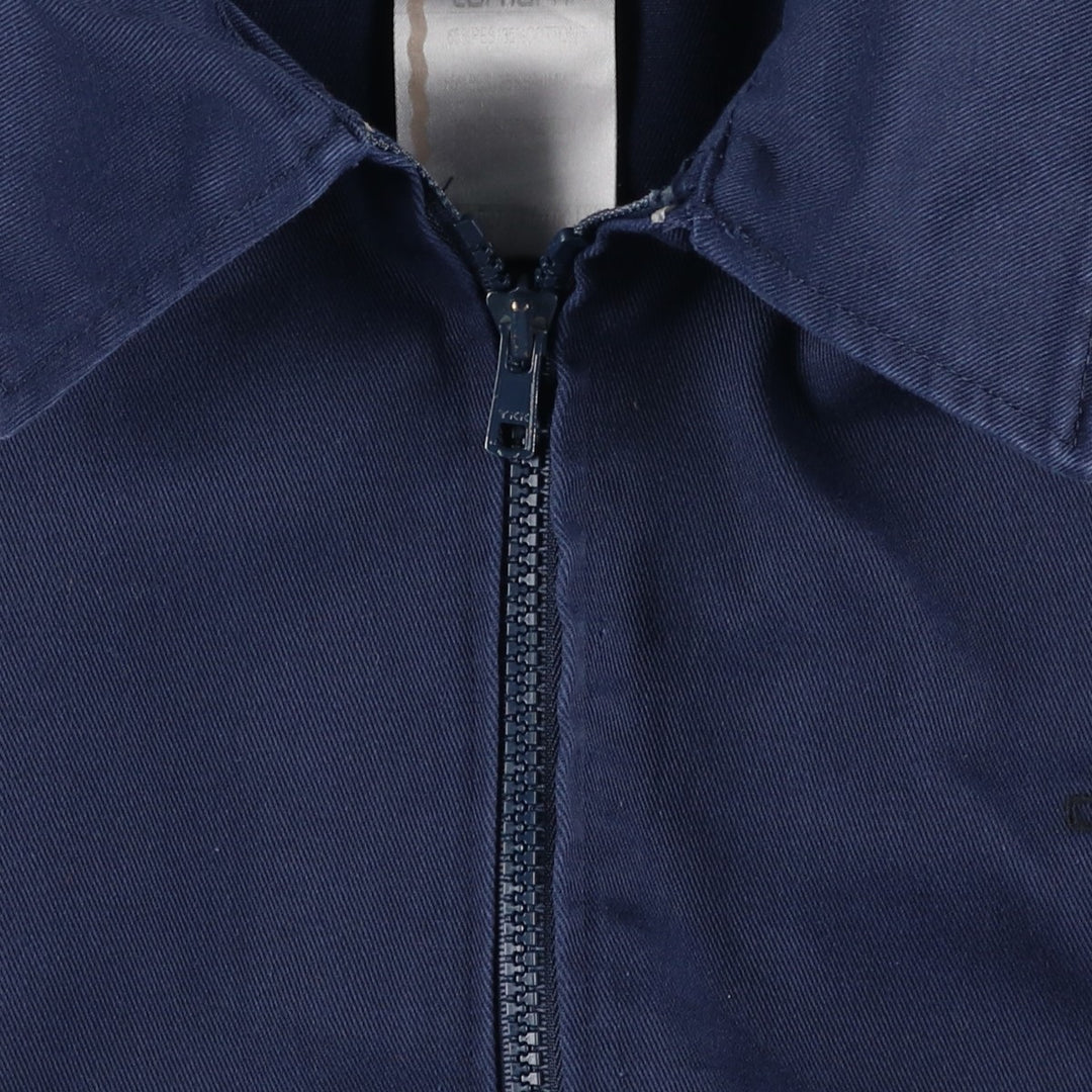 Carhartt Work Jacket, Men's XL polyester navy blue type Vintage Second Hand