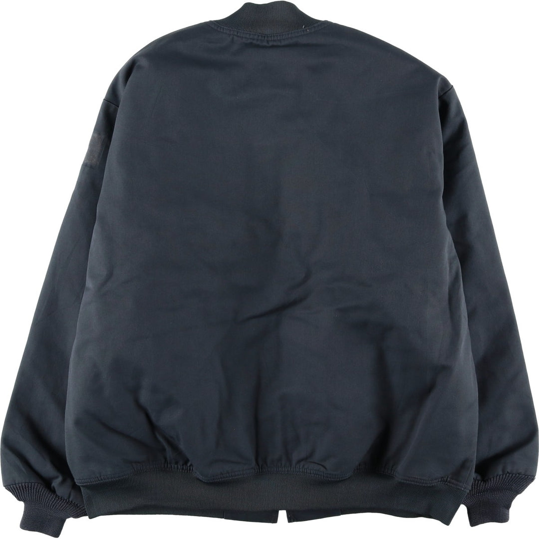 Dickies padded work jacket, men's size XL polyester Charcoal Vintage Second Hand