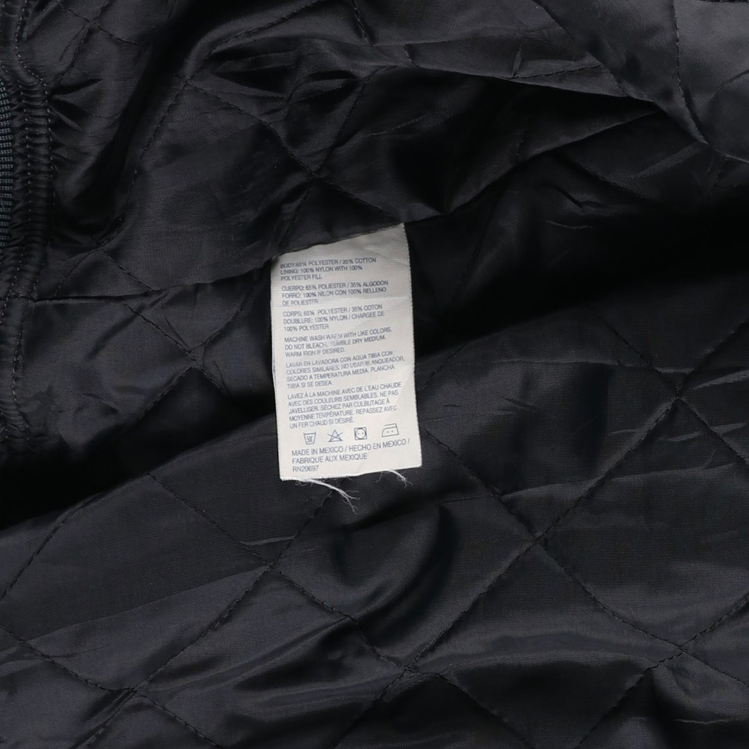 Dickies padded work jacket, men's size XL polyester Charcoal Vintage Second Hand