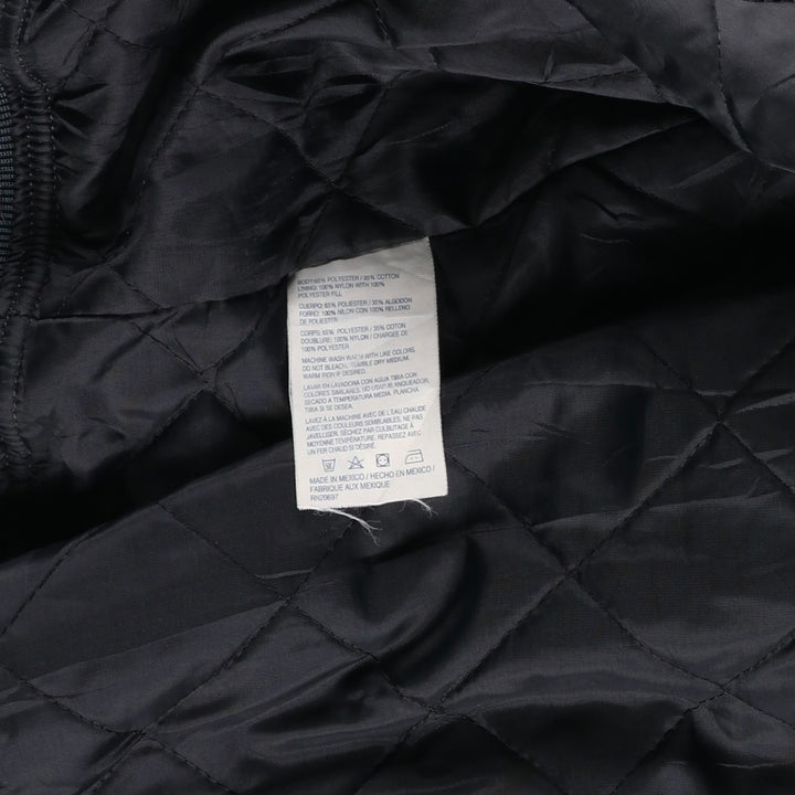 Dickies padded work jacket, men's size XL polyester Charcoal Vintage Second Hand