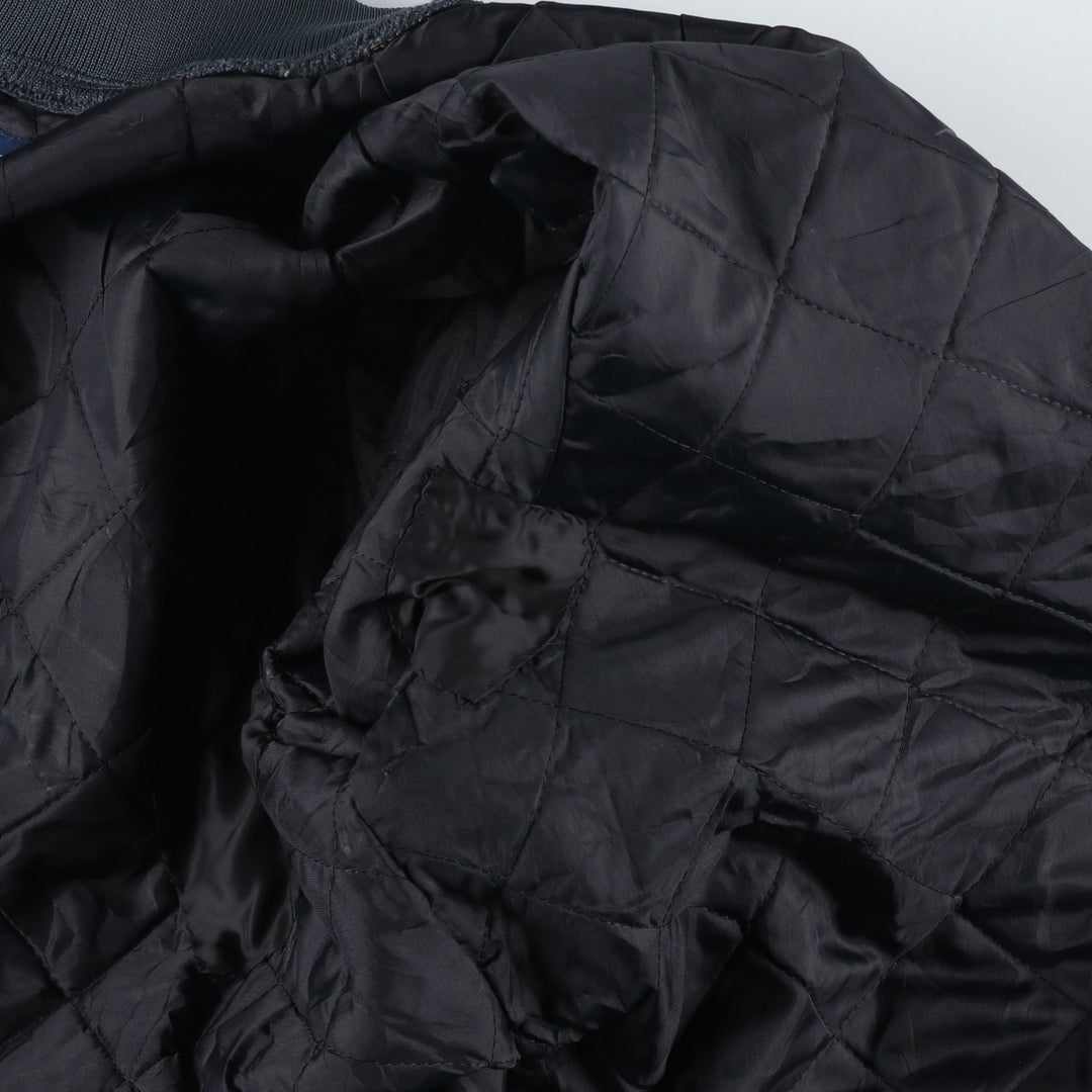 Dickies padded work jacket, men's size XL polyester Charcoal Vintage Second Hand