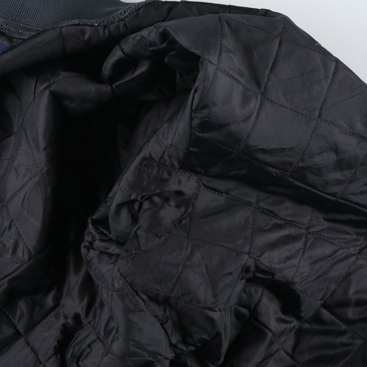 Dickies padded work jacket, men's size XL polyester Charcoal Vintage Second Hand