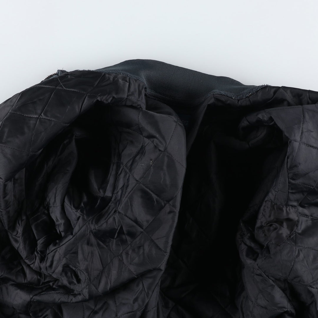 Dickies padded work jacket, men's size XL polyester Charcoal Vintage Second Hand