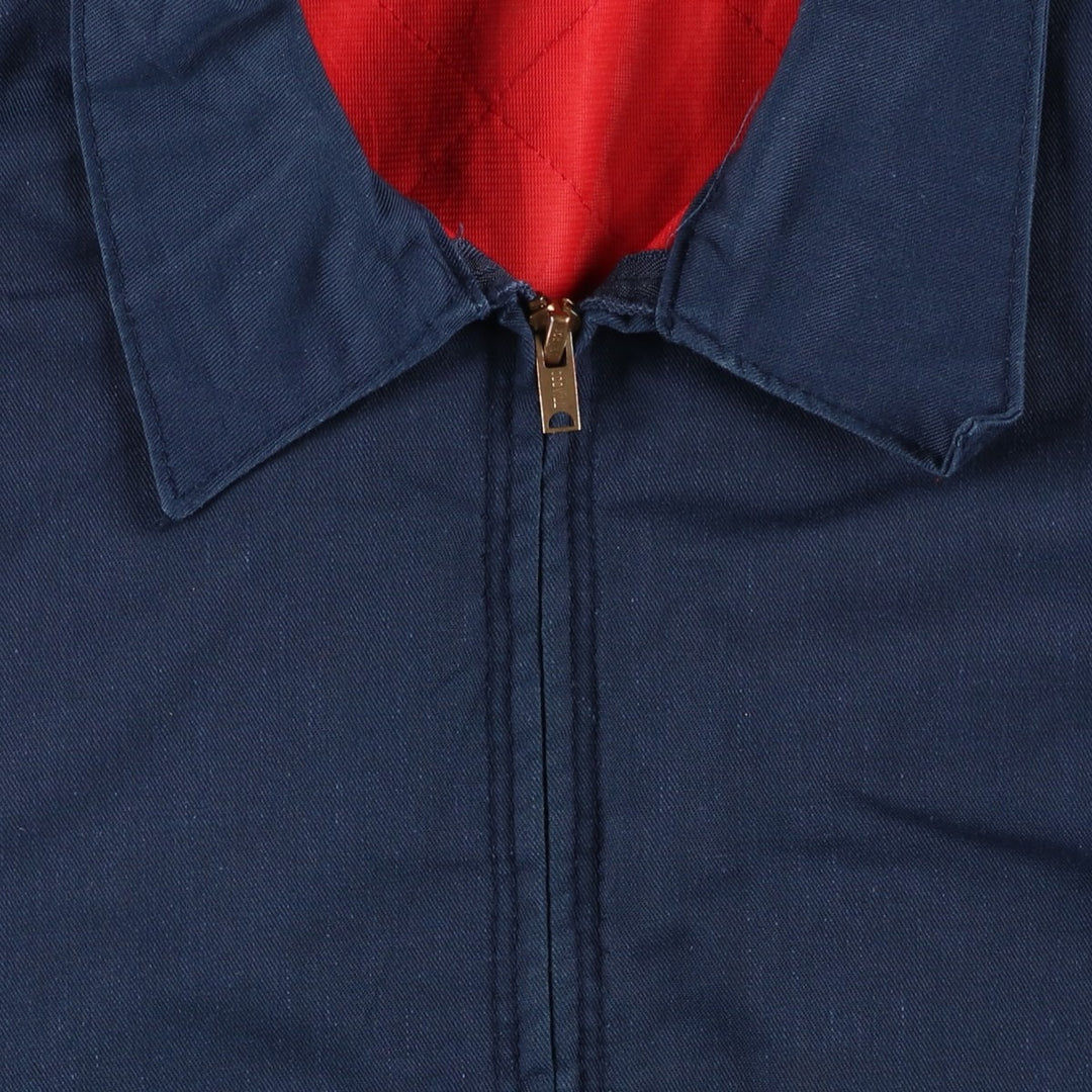 Vintage 70s-80'S Red Kap padded work jacket, made in the USA, men's size XL polyester navy blue type Vintage Second Hand