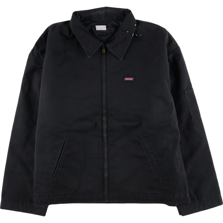 Dickies padded work jacket, men's size XL unclear black type Vintage Second Hand