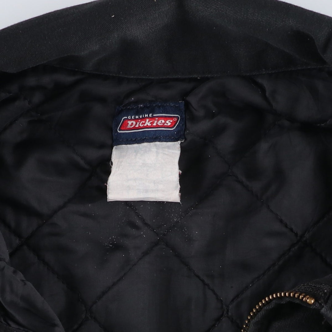 Dickies padded work jacket, men's size XL unclear black type Vintage Second Hand