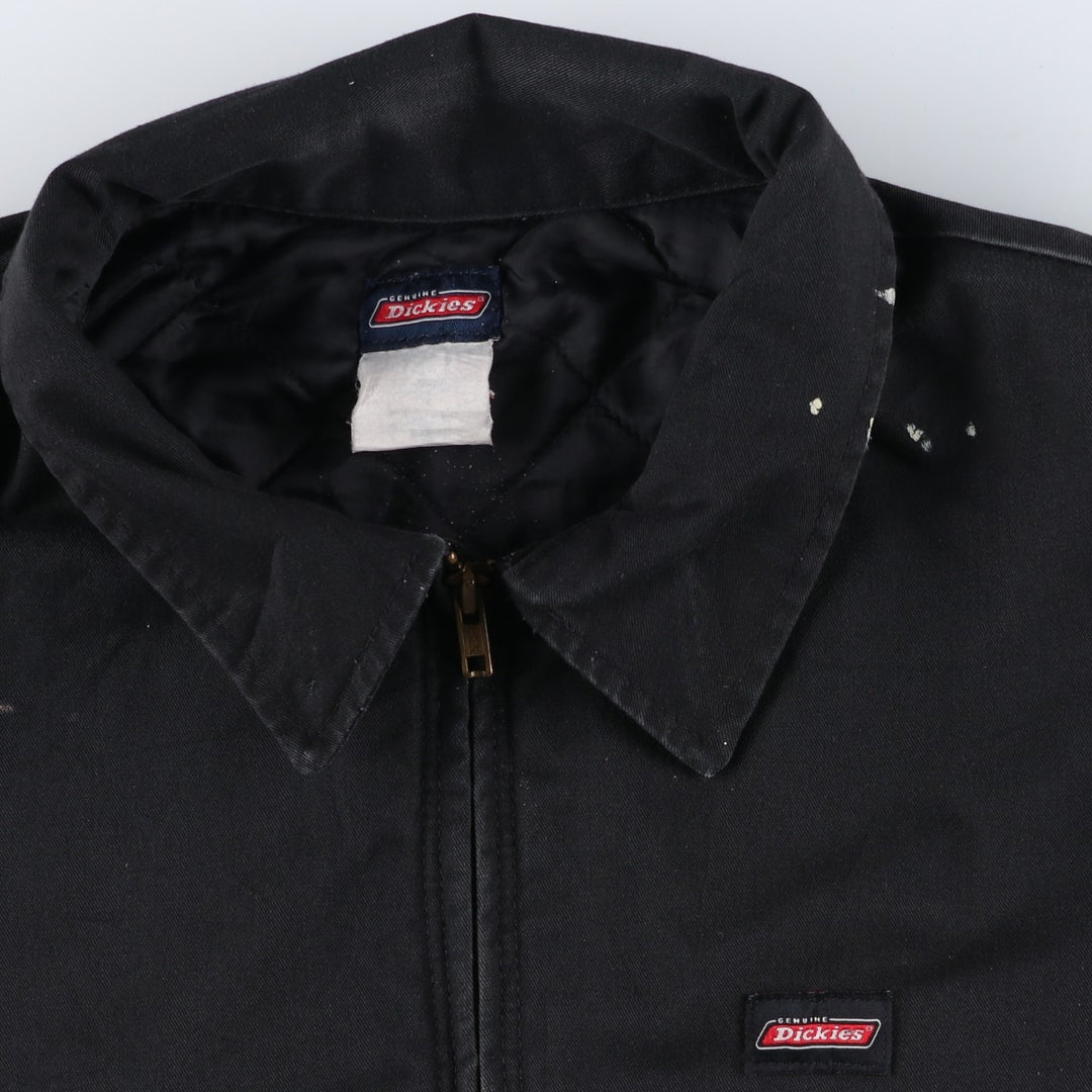 Dickies padded work jacket, men's size XL unclear black type Vintage Second Hand