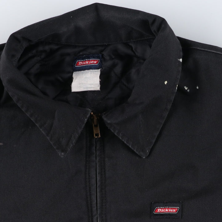 Dickies padded work jacket, men's size XL unclear black type Vintage Second Hand