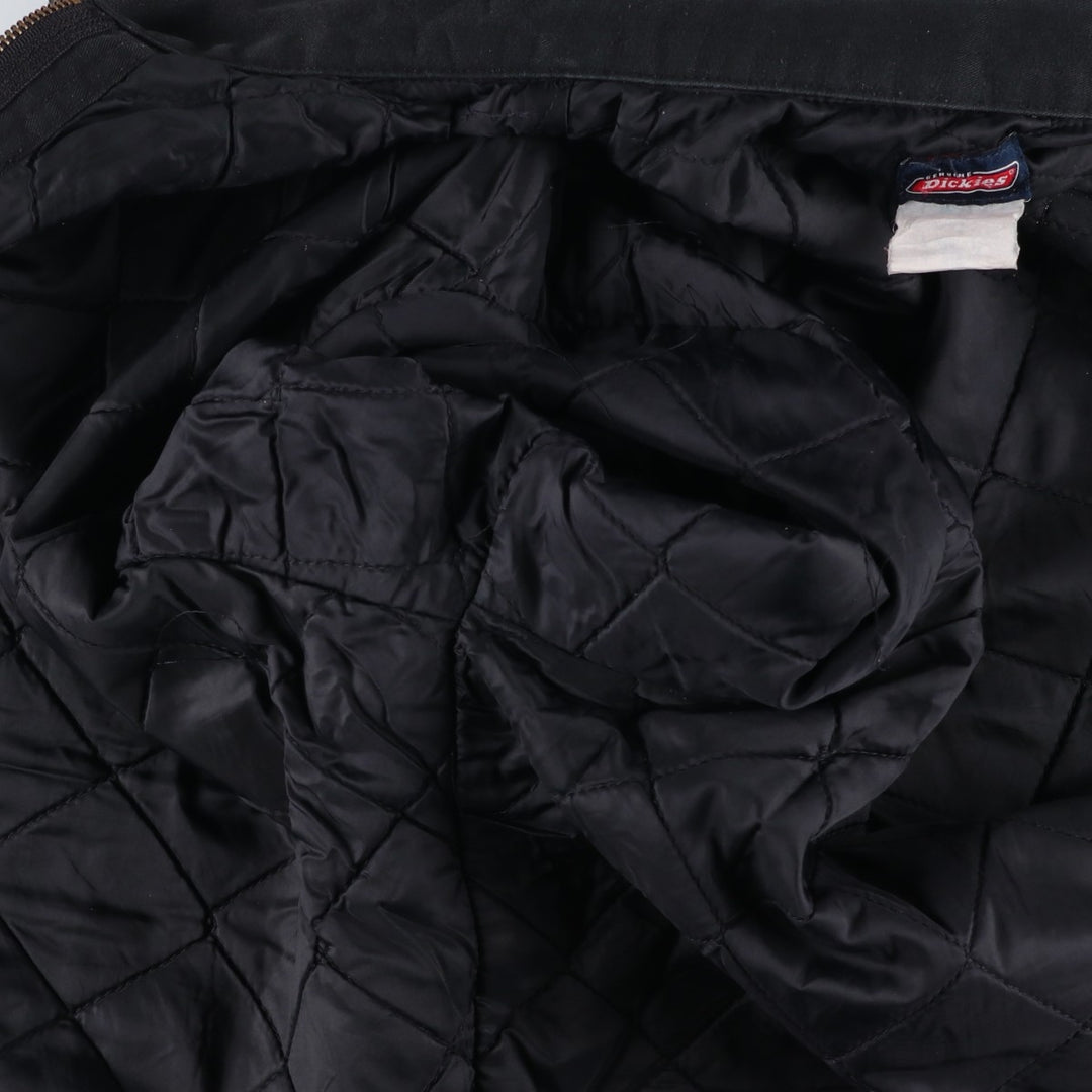 Dickies padded work jacket, men's size XL unclear black type Vintage Second Hand