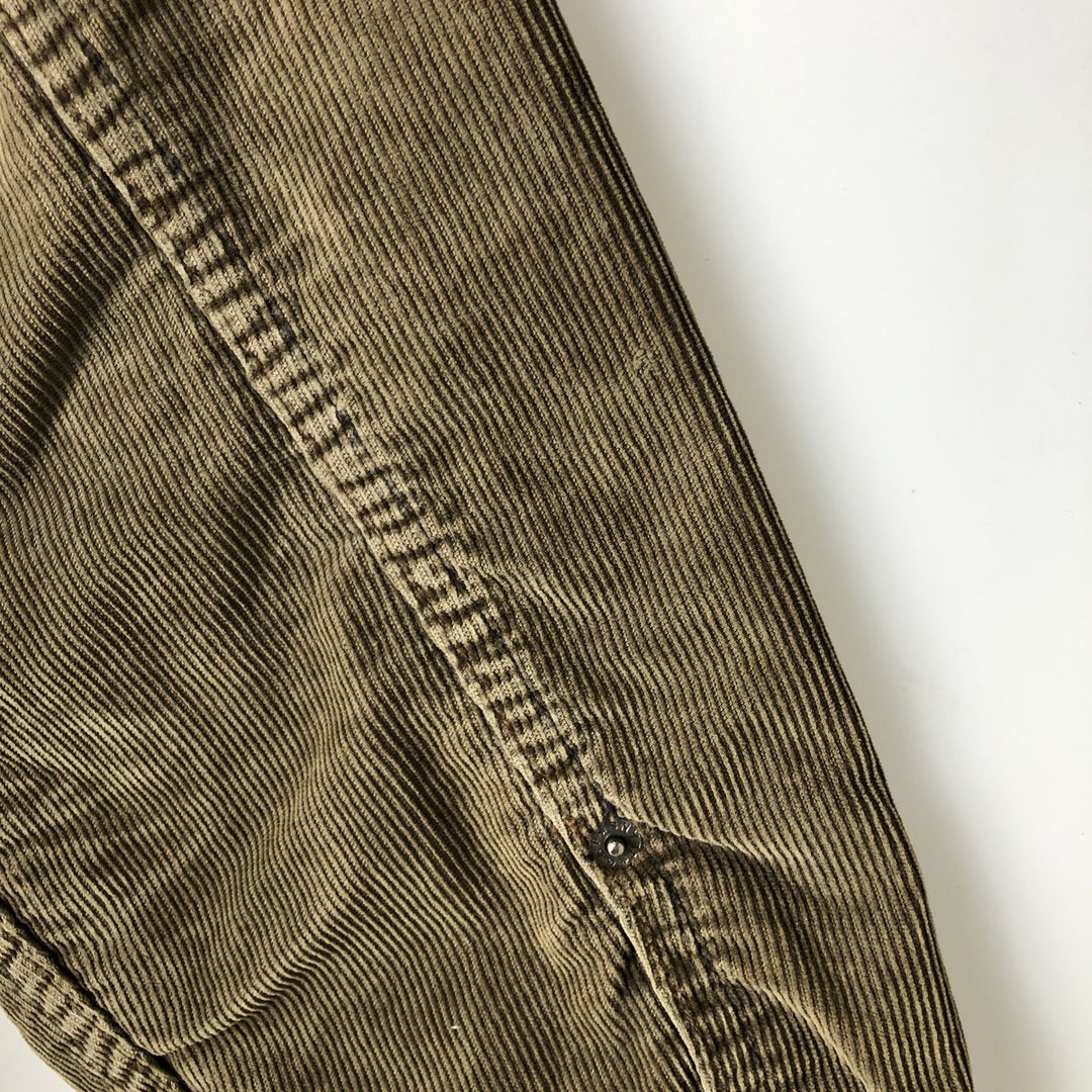 2000'S GAP padded corduroy boa jacket, men's size L cotton Khaki type Vintage Second Hand