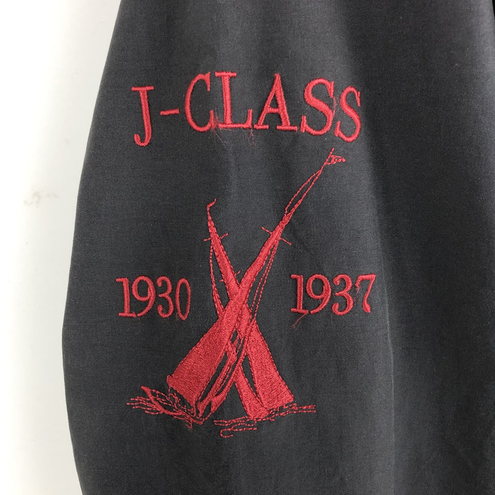 90'S Vintage Nautica Reversible Sailing Jacket, Men's Size L cotton black type Vintage Second Hand