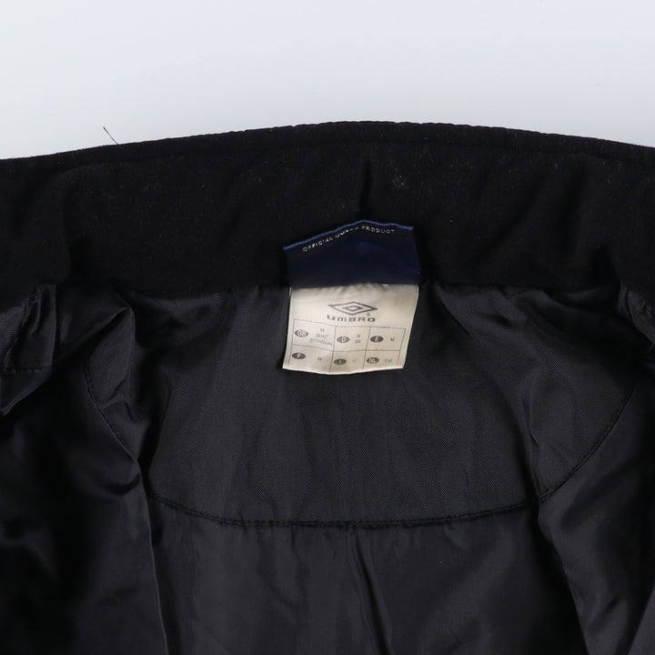 2000'S Umbro padded puffer jacket, men's size M Nylon black type Vintage Second Hand