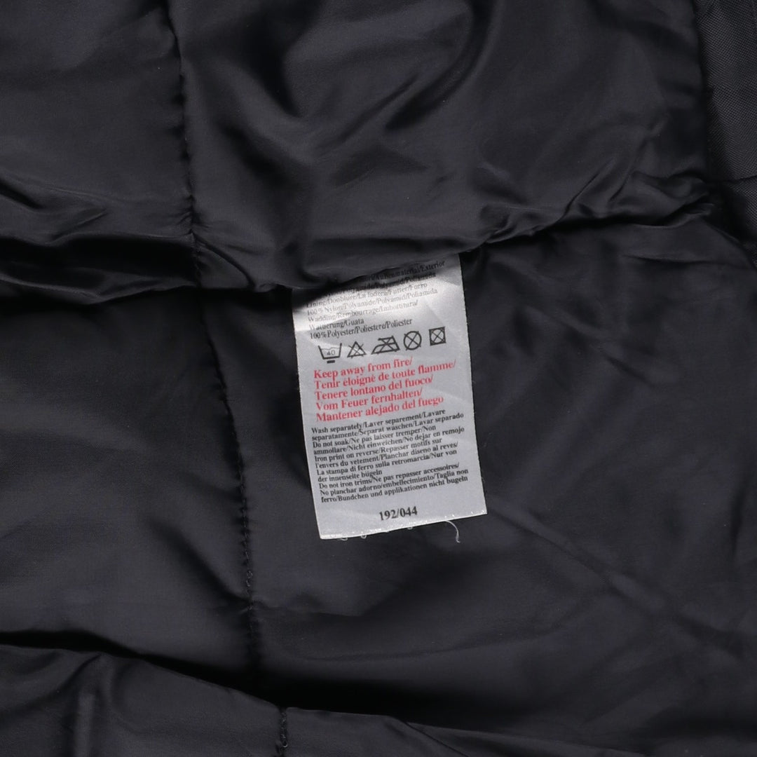 2000'S Umbro padded puffer jacket, men's size M Nylon black type Vintage Second Hand