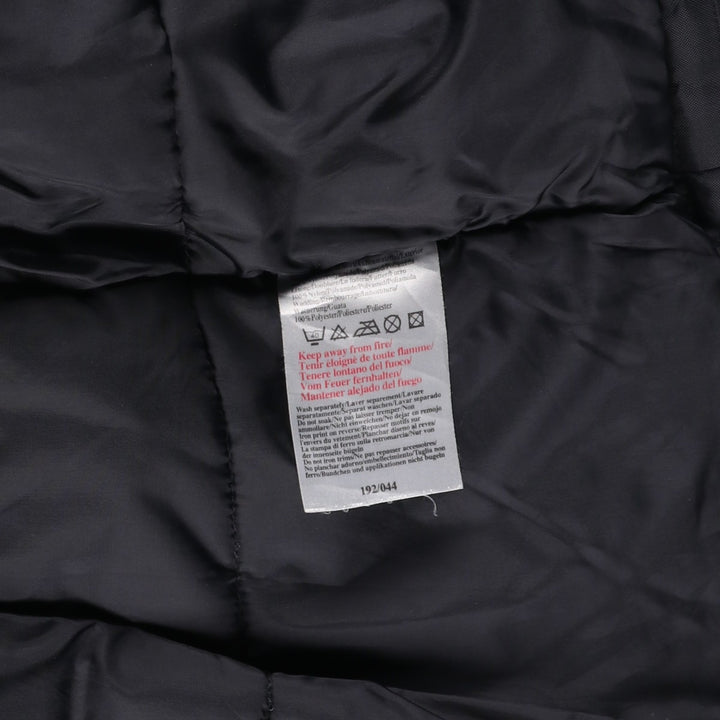 2000'S Umbro padded puffer jacket, men's size M Nylon black type Vintage Second Hand