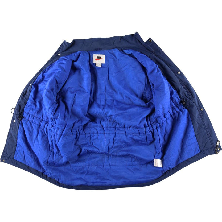 90s-00'S Nike padded puffer jacket, men's size XL, vintage Nylon navy blue type Vintage Second Hand
