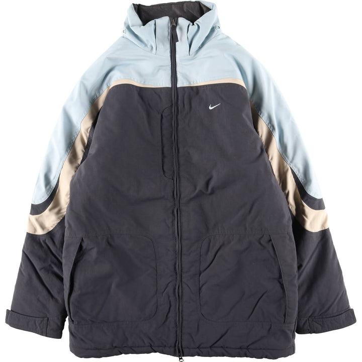 2000'S Nike padded puffer jacket, men's size M Nylon Charcoal Vintage Second Hand