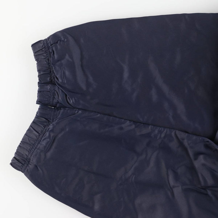 90'S Nike Back Logo Padded Puffer Jacket Men's Medium Vintage Nylon navy blue type Vintage Second Hand