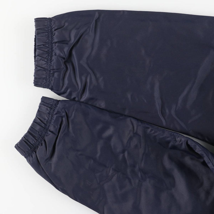90'S Nike Back Logo Padded Puffer Jacket Men's Medium Vintage Nylon navy blue type Vintage Second Hand