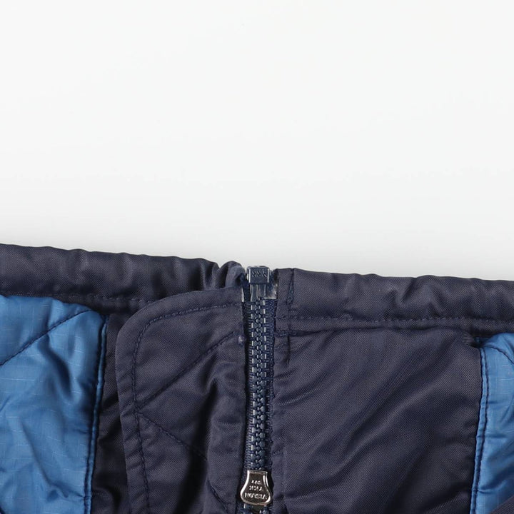 90'S Nike Back Logo Padded Puffer Jacket Men's Medium Vintage Nylon navy blue type Vintage Second Hand