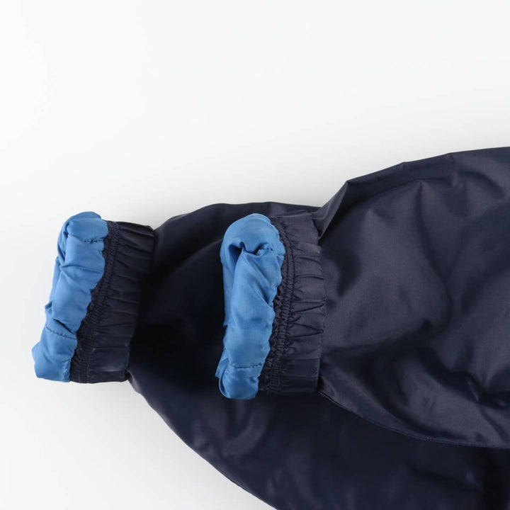 90'S Nike Back Logo Padded Puffer Jacket Men's Medium Vintage Nylon navy blue type Vintage Second Hand
