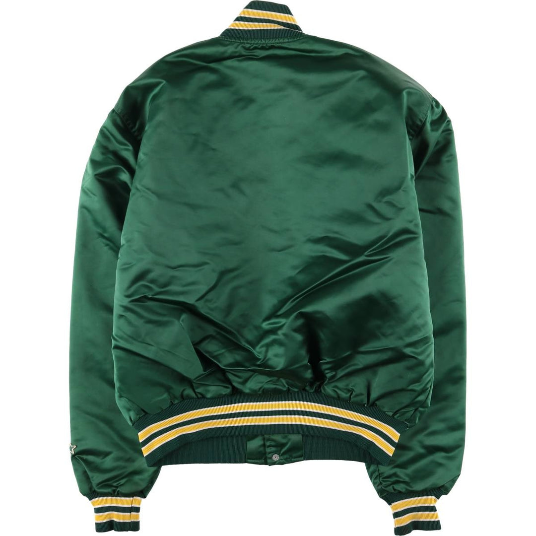 90'S MLB Oakland Athletics Starter Nylon Stadium Jacket, Vintage, Men's Size XL Nylon green type Vintage Second Hand