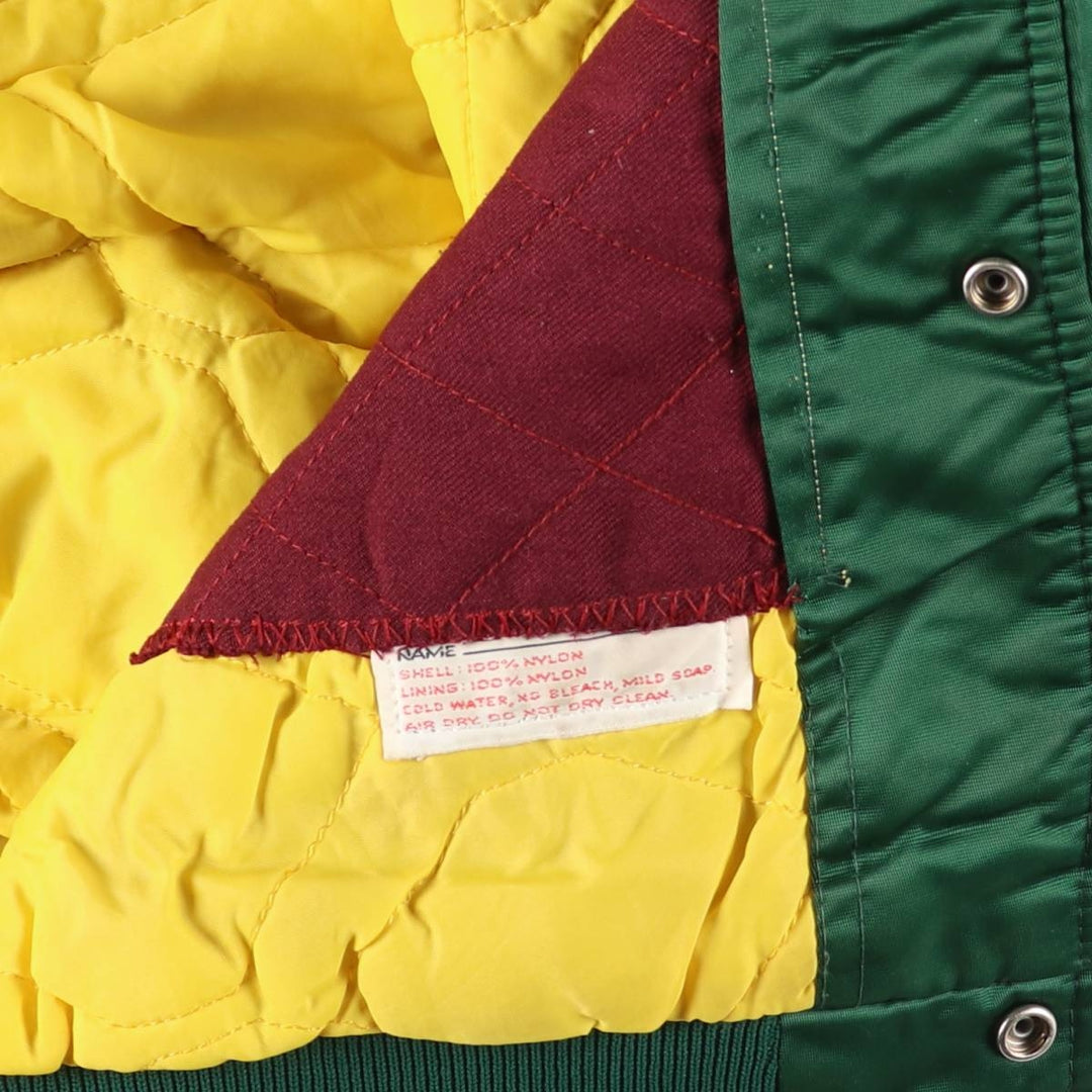 90'S MLB Oakland Athletics Starter Nylon Stadium Jacket, Vintage, Men's Size XL Nylon green type Vintage Second Hand