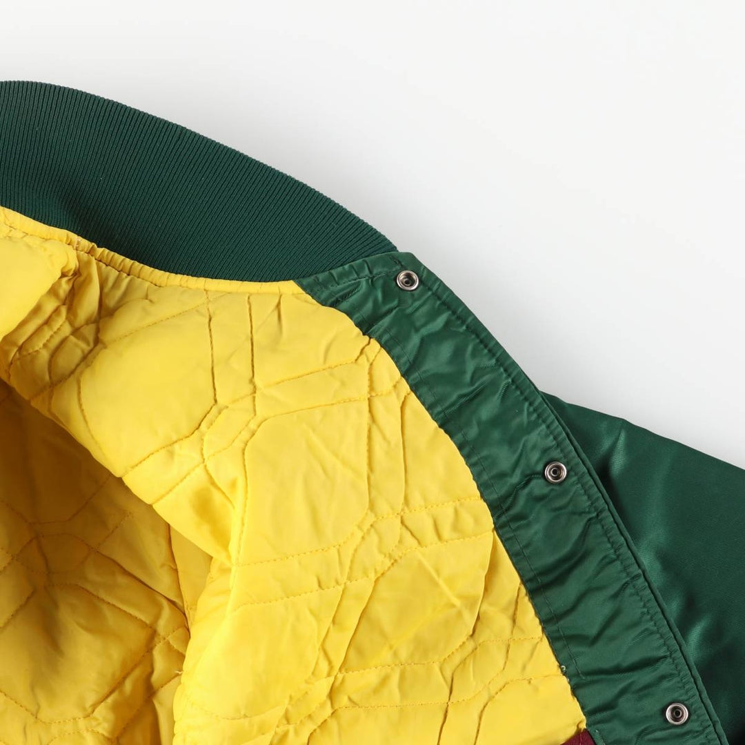 90'S MLB Oakland Athletics Starter Nylon Stadium Jacket, Vintage, Men's Size XL Nylon green type Vintage Second Hand