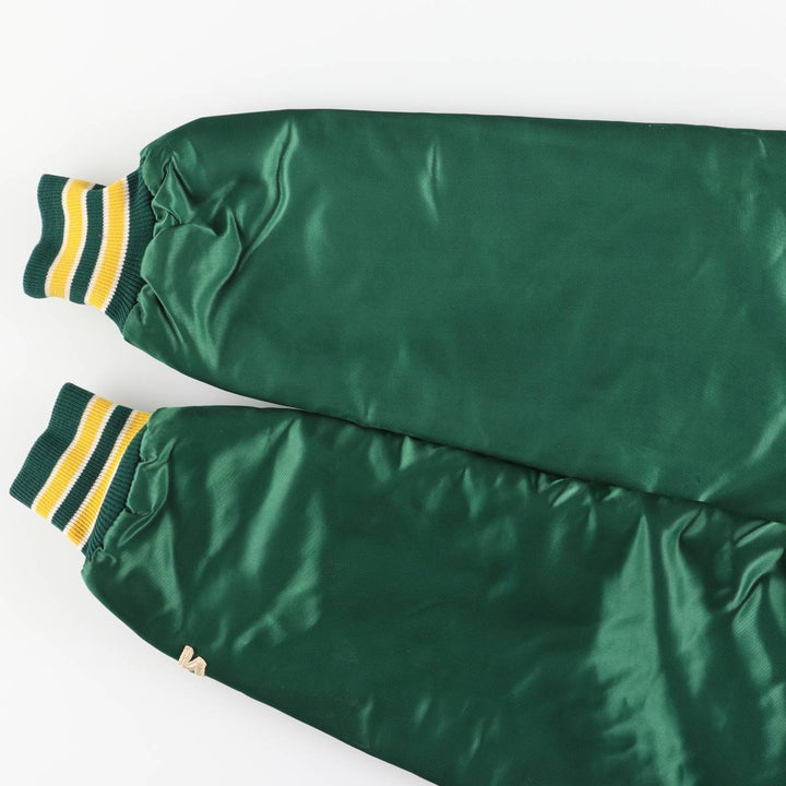 90'S MLB Oakland Athletics Starter Nylon Stadium Jacket, Vintage, Men's Size XL Nylon green type Vintage Second Hand