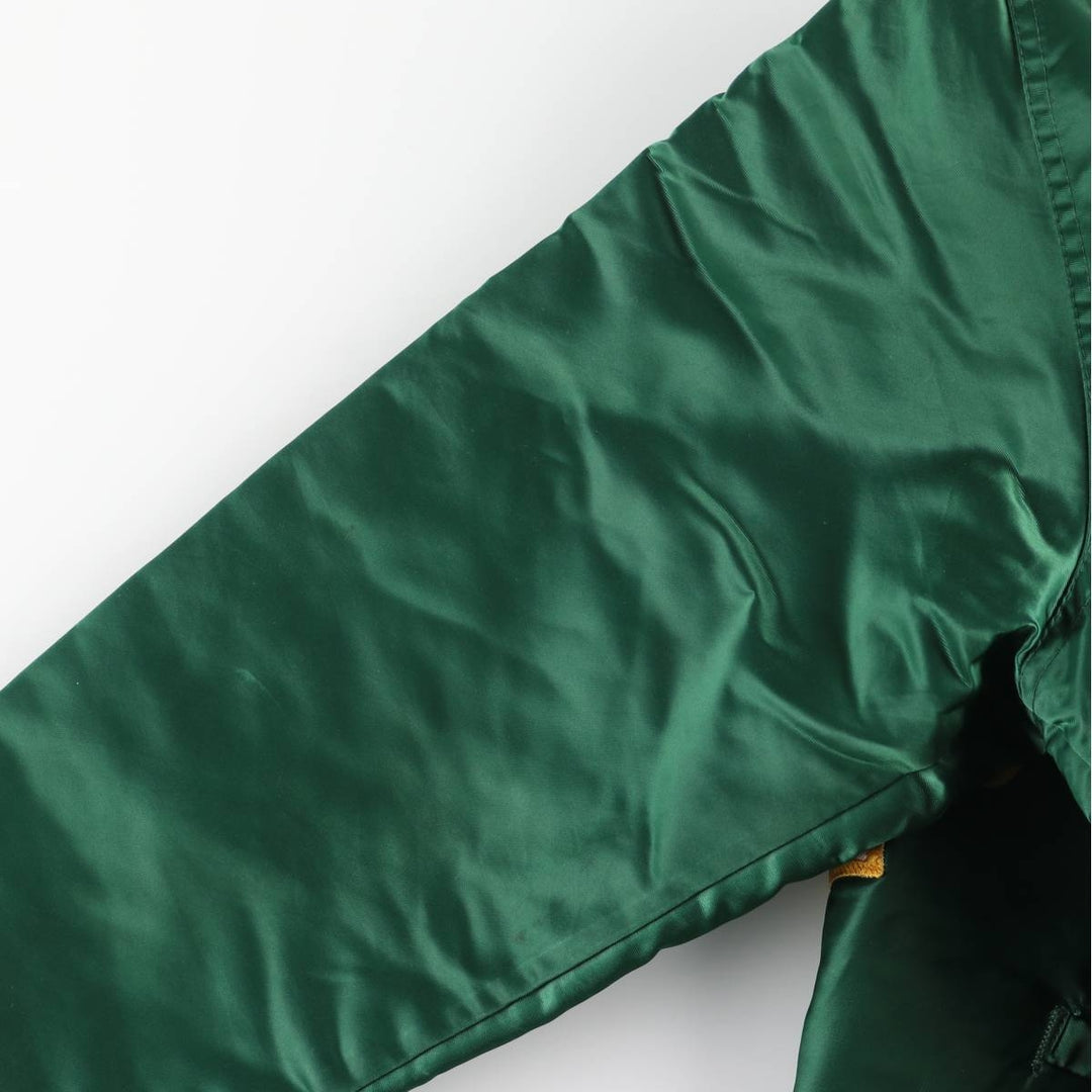 90'S MLB Oakland Athletics Starter Nylon Stadium Jacket, Vintage, Men's Size XL Nylon green type Vintage Second Hand