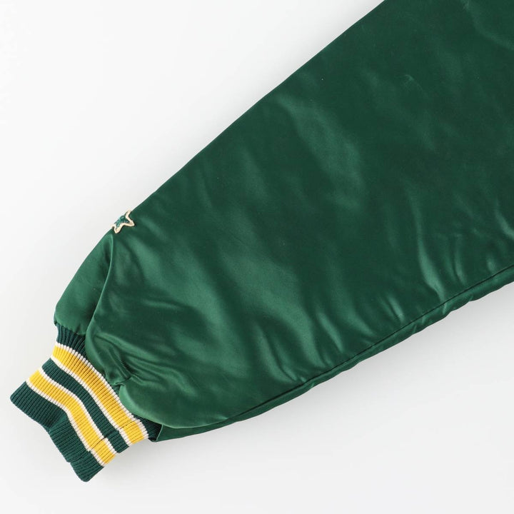 90'S MLB Oakland Athletics Starter Nylon Stadium Jacket, Vintage, Men's Size XL Nylon green type Vintage Second Hand