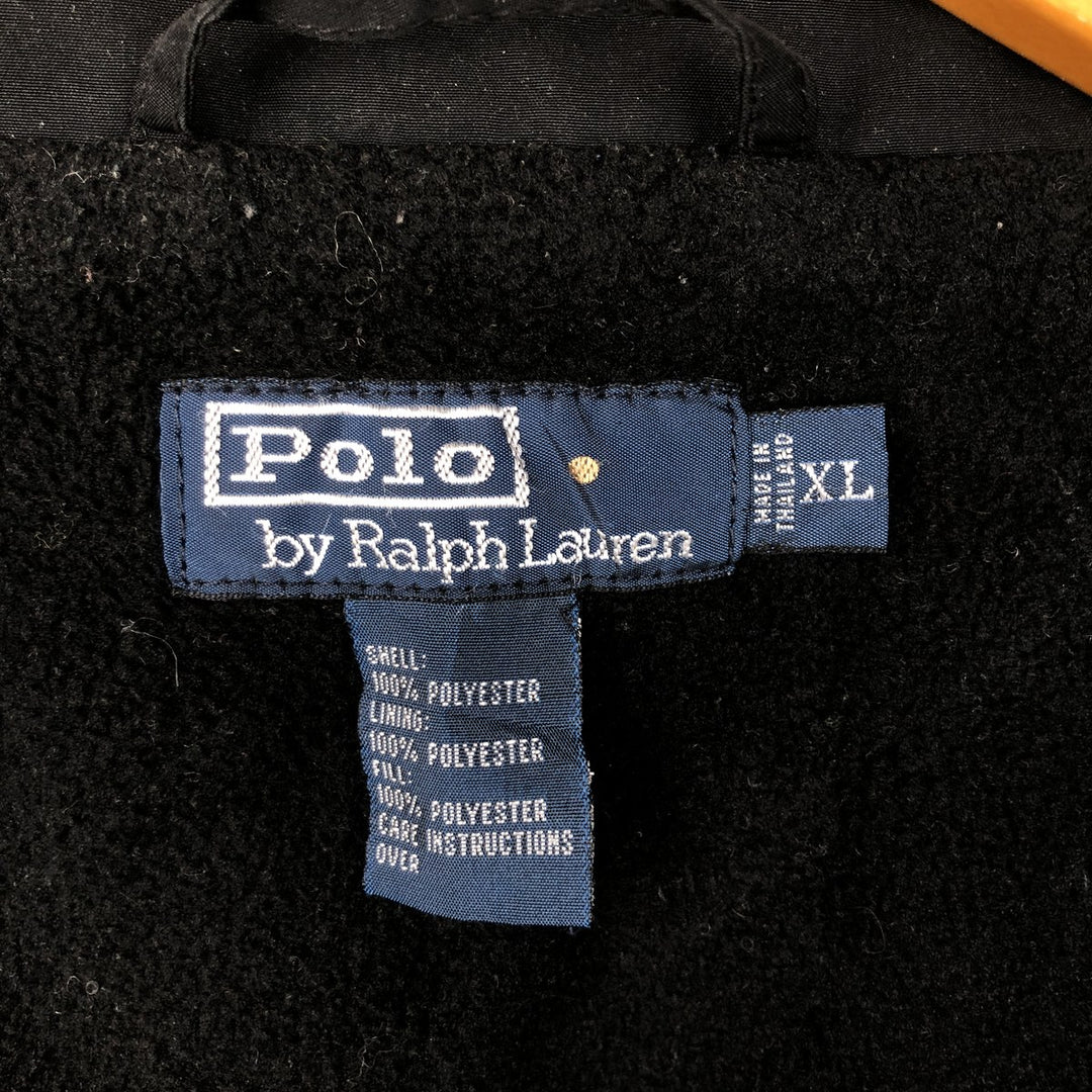 Ralph Lauren POLO by Ralph Lauren padded jacket puffer jacket men's XL size polyester black type Vintage Second Hand