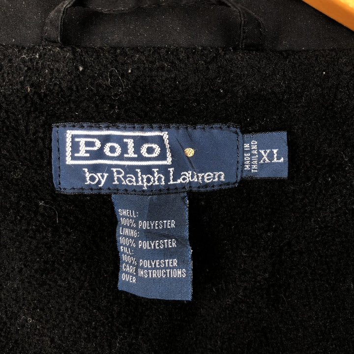 Ralph Lauren POLO by Ralph Lauren padded jacket puffer jacket men's XL size polyester black type Vintage Second Hand