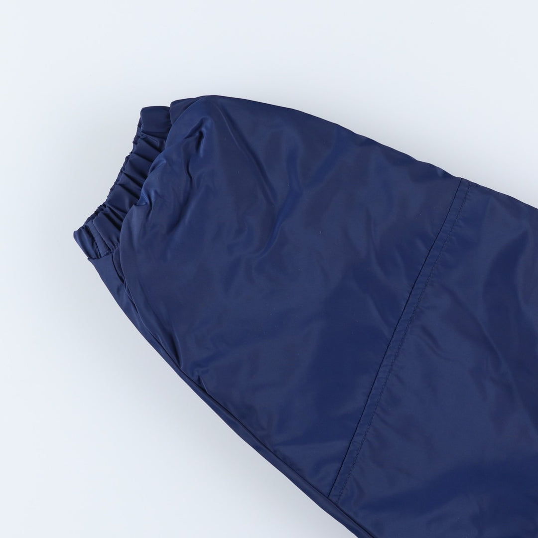 Vintage 90'S adidas padded hoodie/puffer jacket, size M, men's Nylon navy blue type Vintage Second Hand