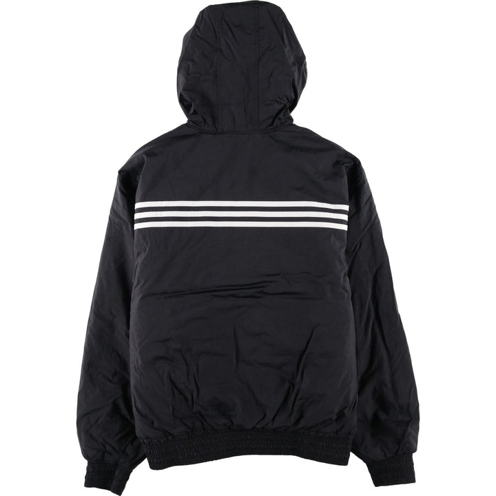 90'S Adidas Padded Parka Puffer Jacket Men's Size L Vintage Nylon black type Vintage Second Hand