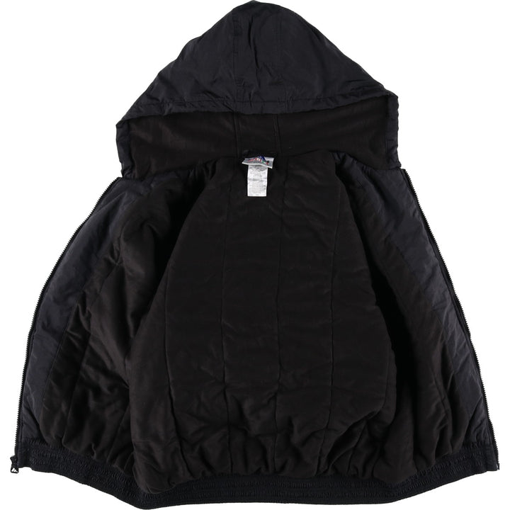 90'S Adidas Padded Parka Puffer Jacket Men's Size L Vintage Nylon black type Vintage Second Hand