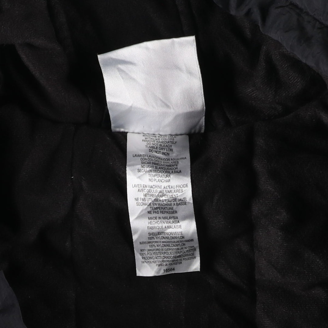 90'S Adidas Padded Parka Puffer Jacket Men's Size L Vintage Nylon black type Vintage Second Hand