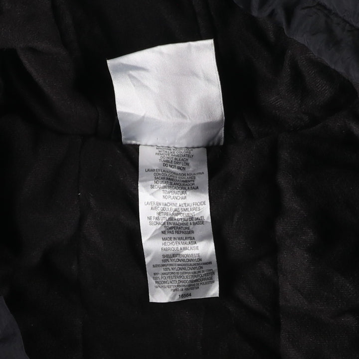 90'S Adidas Padded Parka Puffer Jacket Men's Size L Vintage Nylon black type Vintage Second Hand
