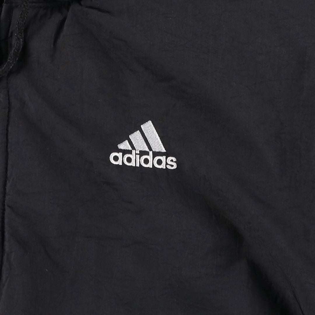 90'S Adidas Padded Parka Puffer Jacket Men's Size L Vintage Nylon black type Vintage Second Hand