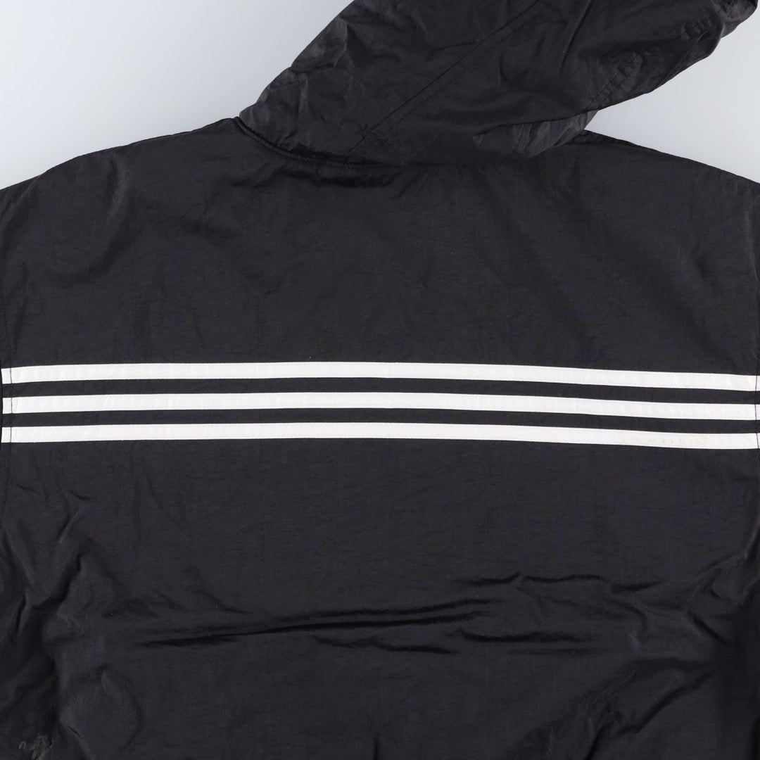 90'S Adidas Padded Parka Puffer Jacket Men's Size L Vintage Nylon black type Vintage Second Hand