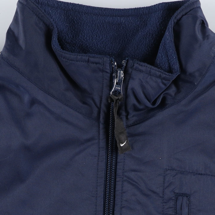 2000'S Nike padded puffer jacket, men's size M Nylon navy blue type Vintage Second Hand