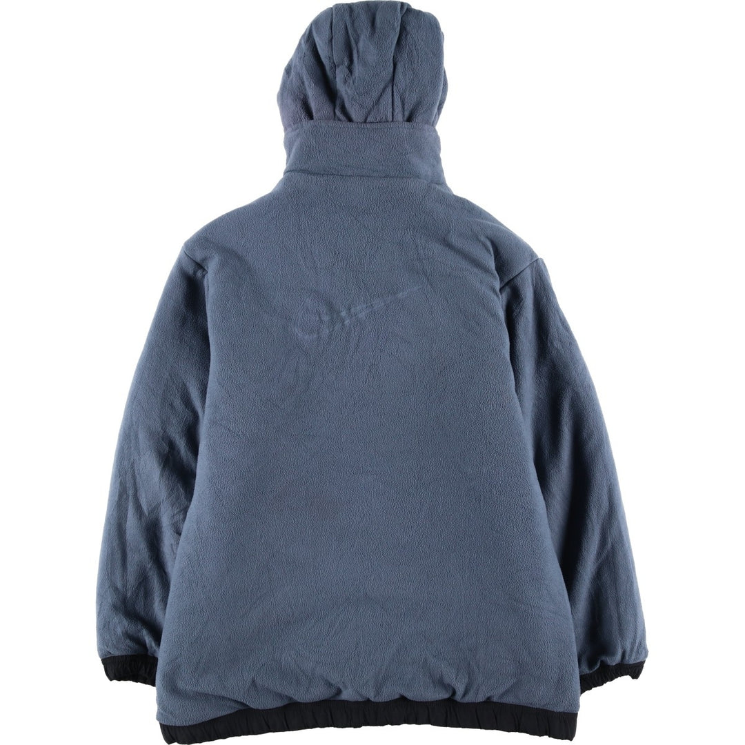2000'S Nike Reversible Padded Parka Puffer Jacket Men's XL polyester navy blue type Vintage Second Hand