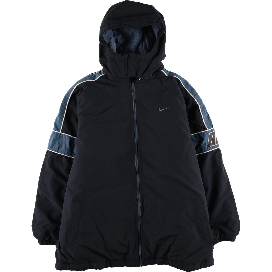 2000'S Nike Reversible Padded Parka Puffer Jacket Men's XL polyester navy blue type Vintage Second Hand